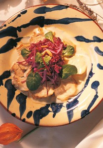 Kippenborst met rode koolsalade recepten stroop